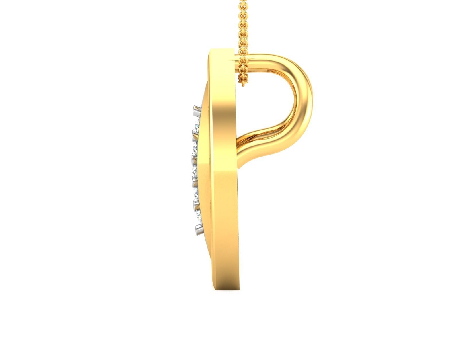 Women pendant 3dm render detail 3D print model_7