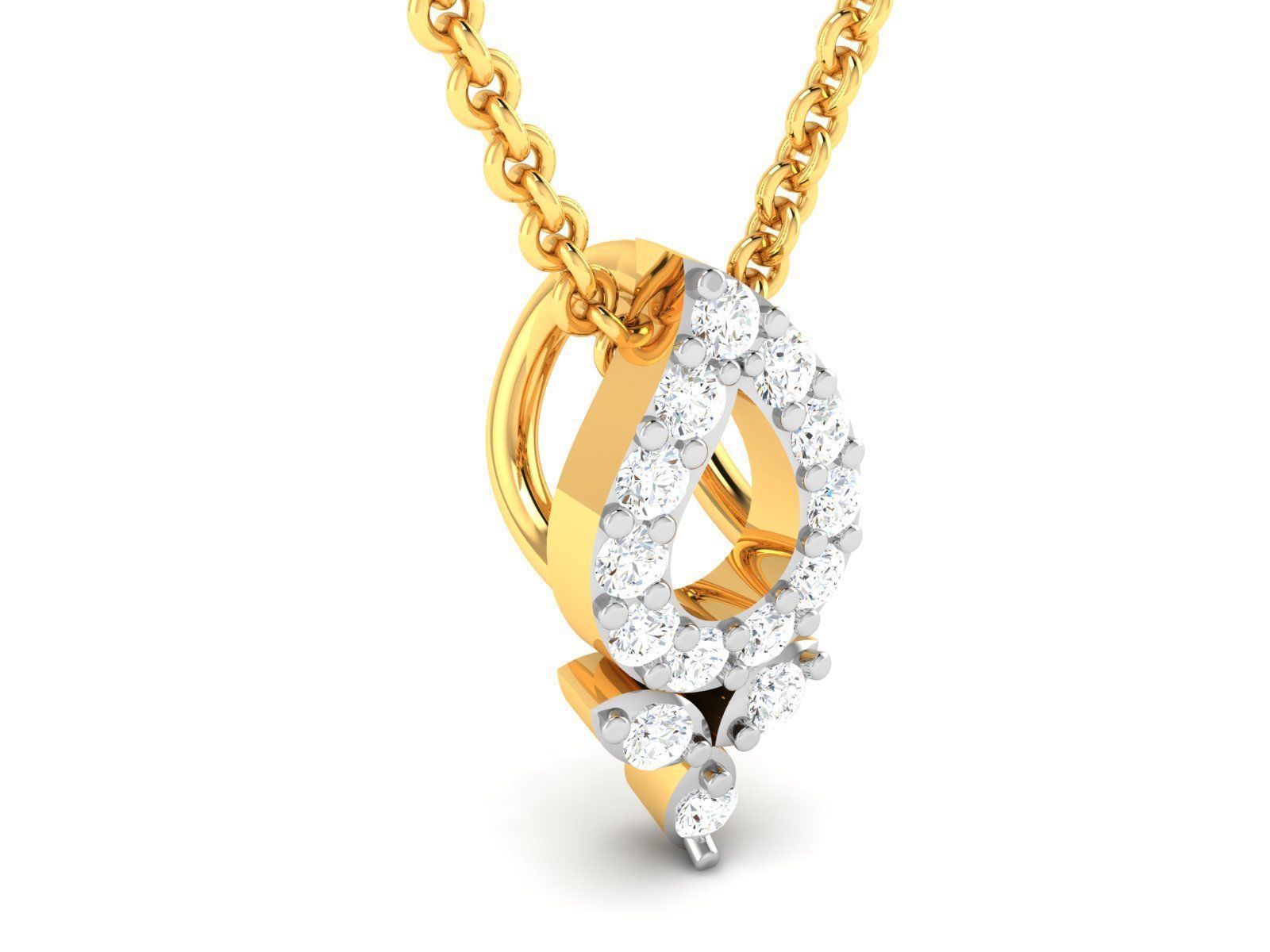 Women pendant 3dm render detail 3D print model_1