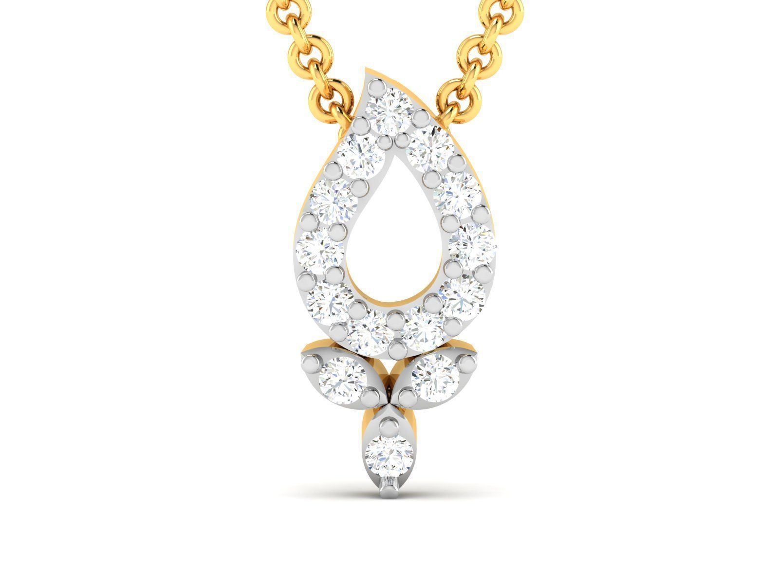 Women pendant 3dm render detail 3D print model_3