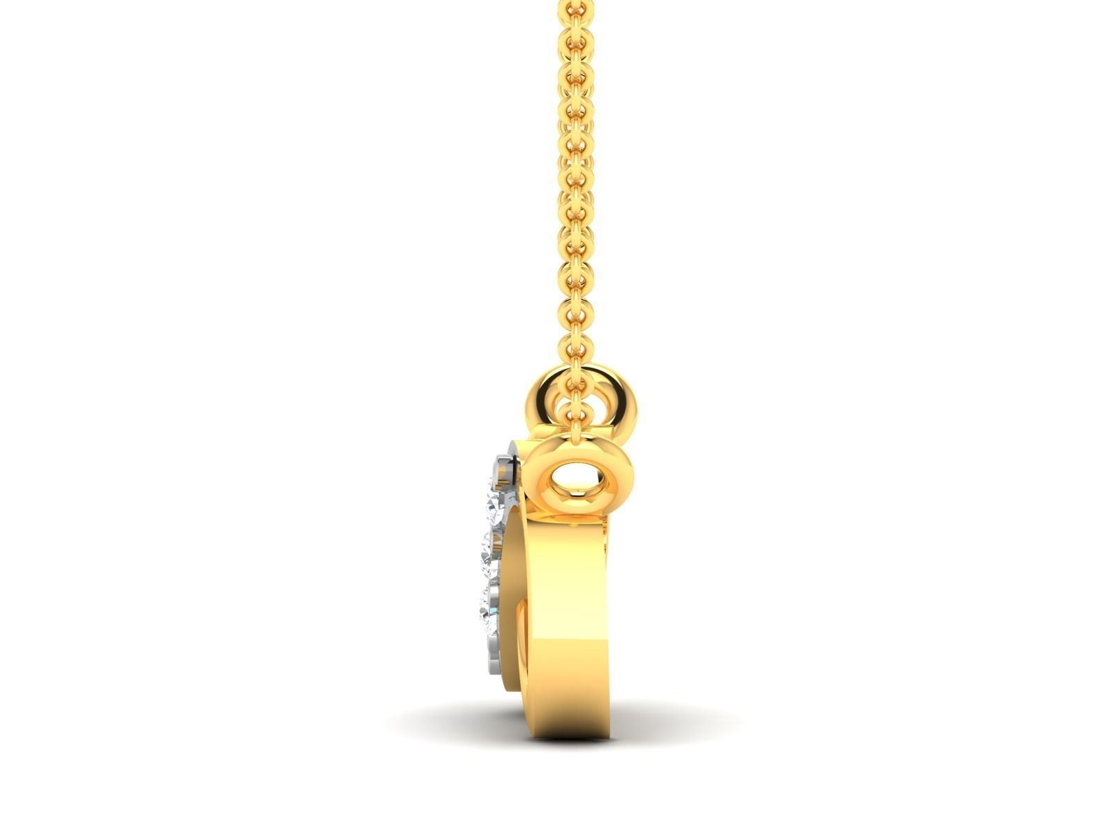 Women pendant 3dm render detail 3D print model_7