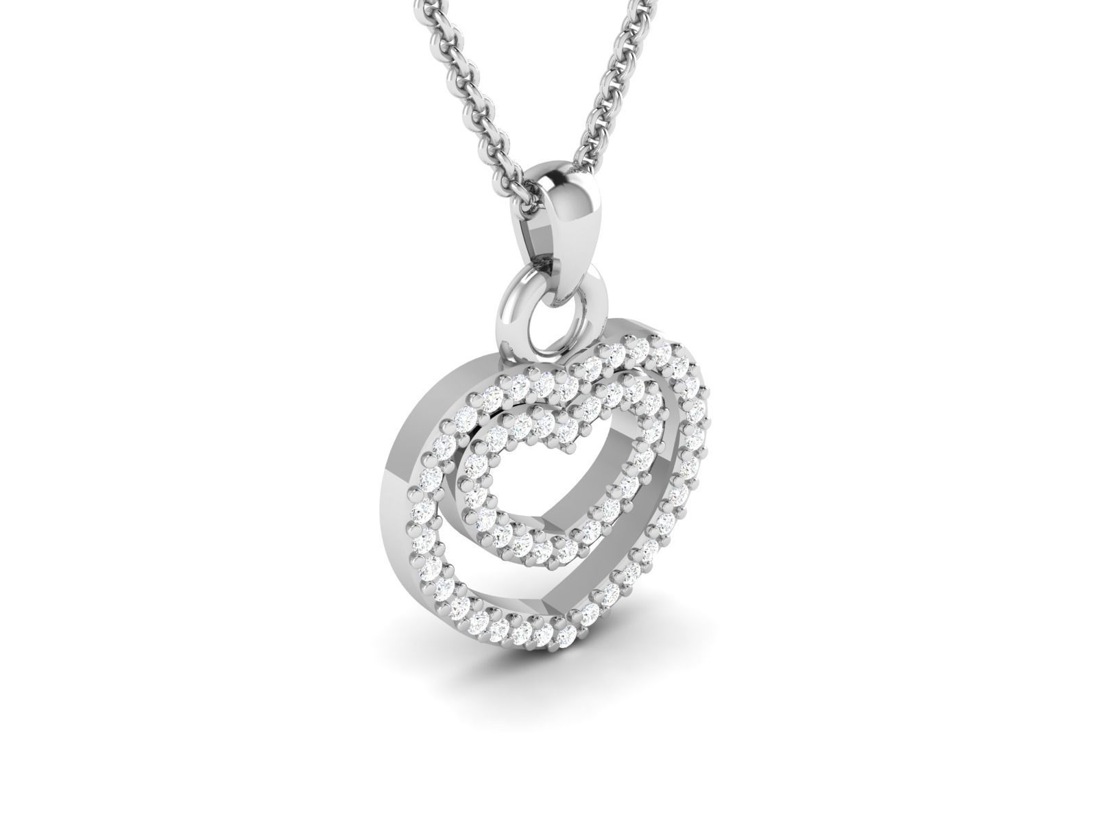 Women pendant 3dm render detail 3D print model_4