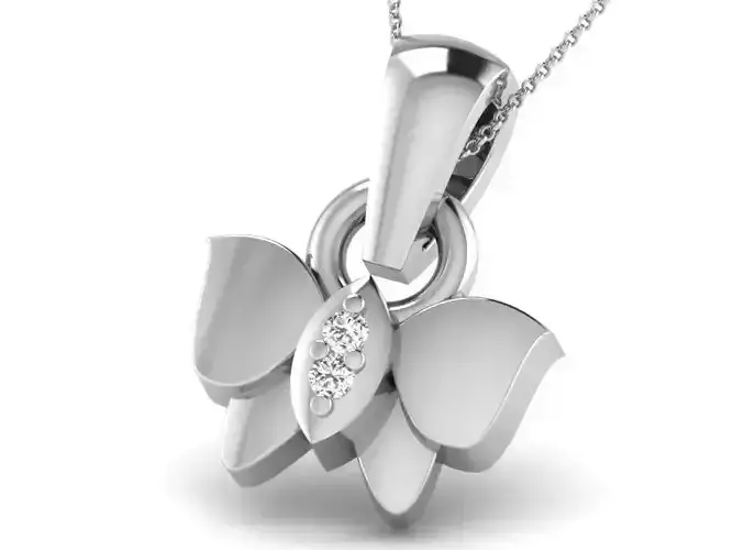 Women pendant 3dm render detail