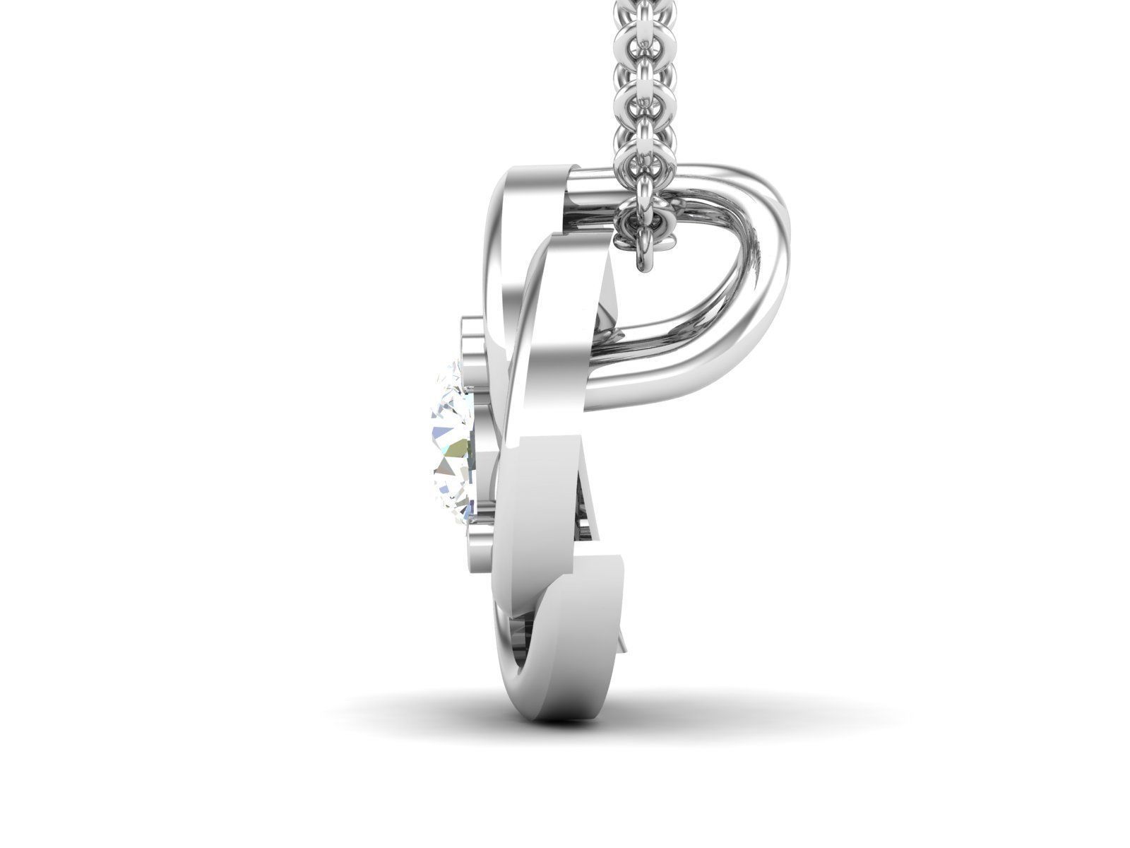 Women pendant 3dm render detail 3D print model_6