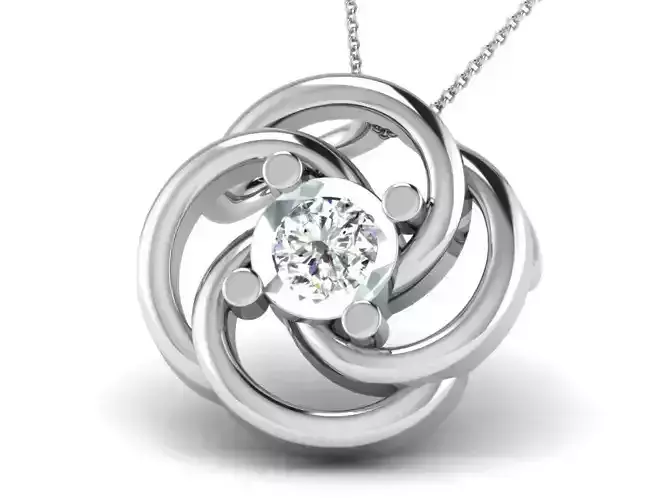 Women pendant 3dm render detail