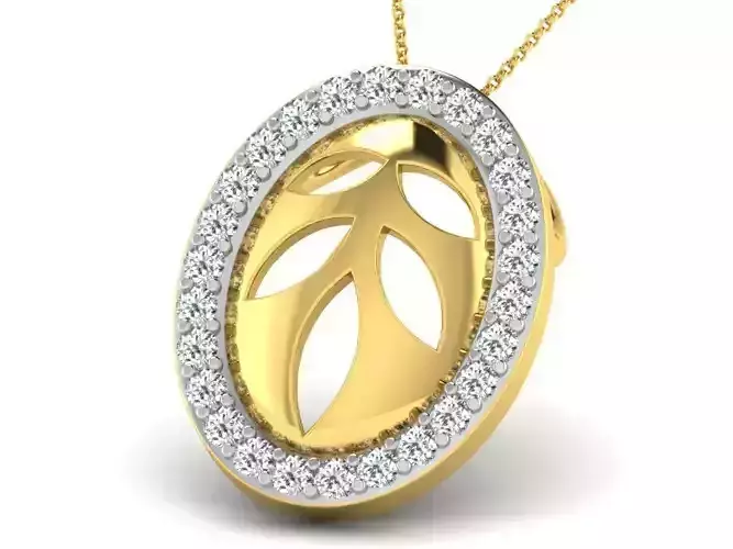 Women pendant 3dm render detail