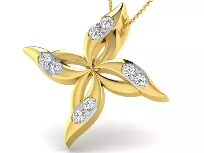 Women pendant 3dm render detail