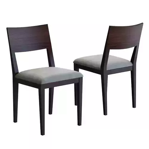 Crate and Barrel Thalia Dining Chair 3D model