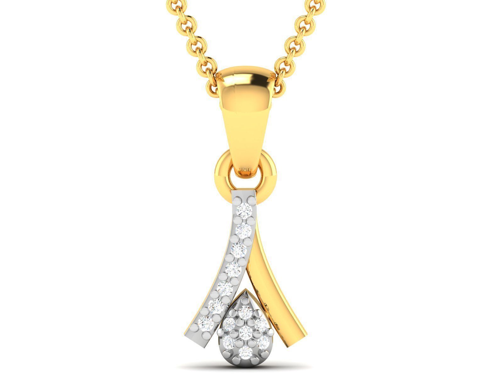 Women pendant 3dm render detail 3D print model_3