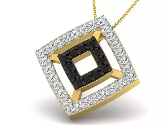 Women pendant 3dm render detail