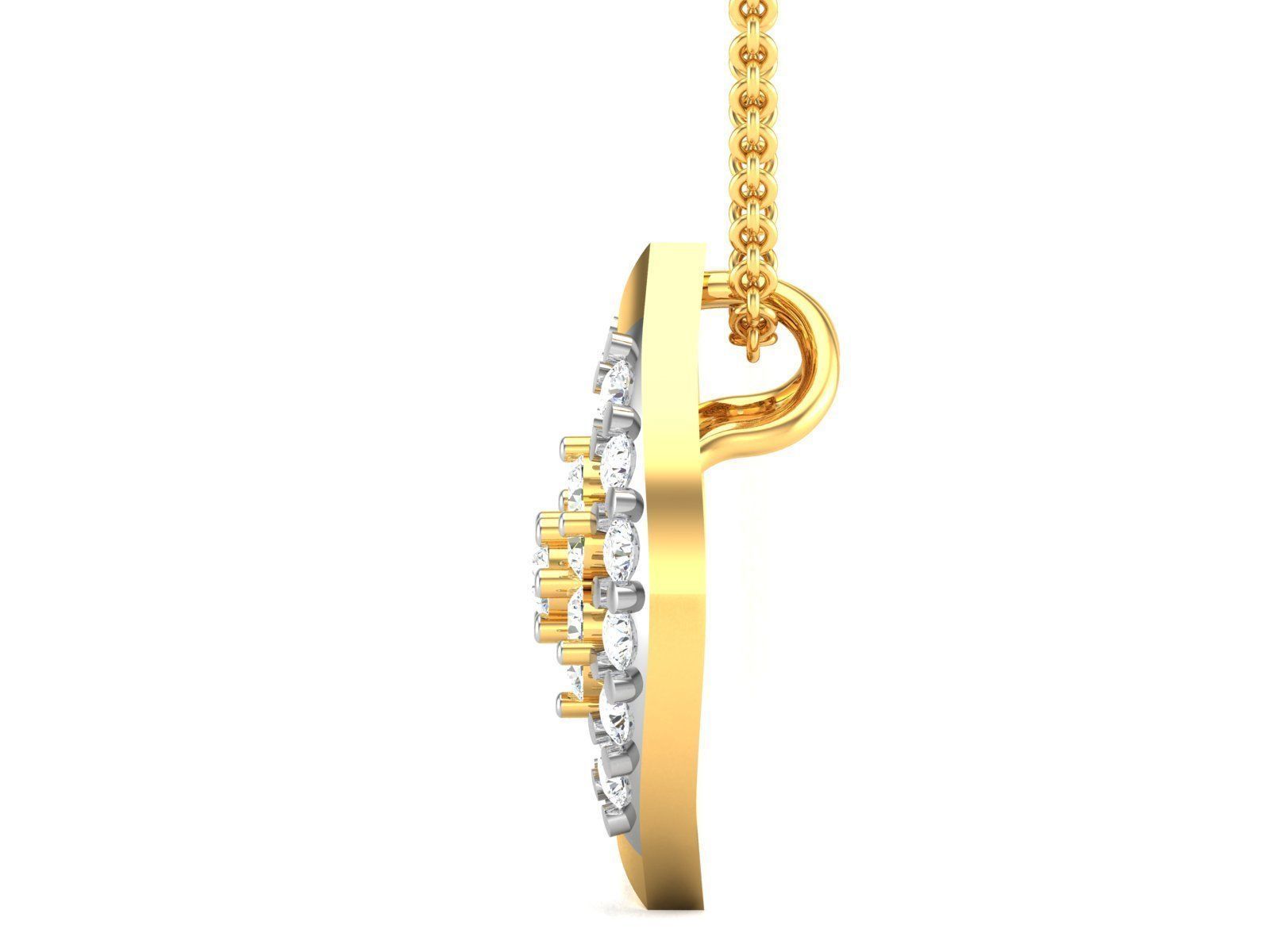 Women pendant 3dm render detail 3D print model_5