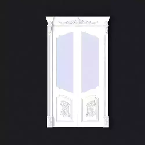 door High quality 3d models for processing on a cnc machine 