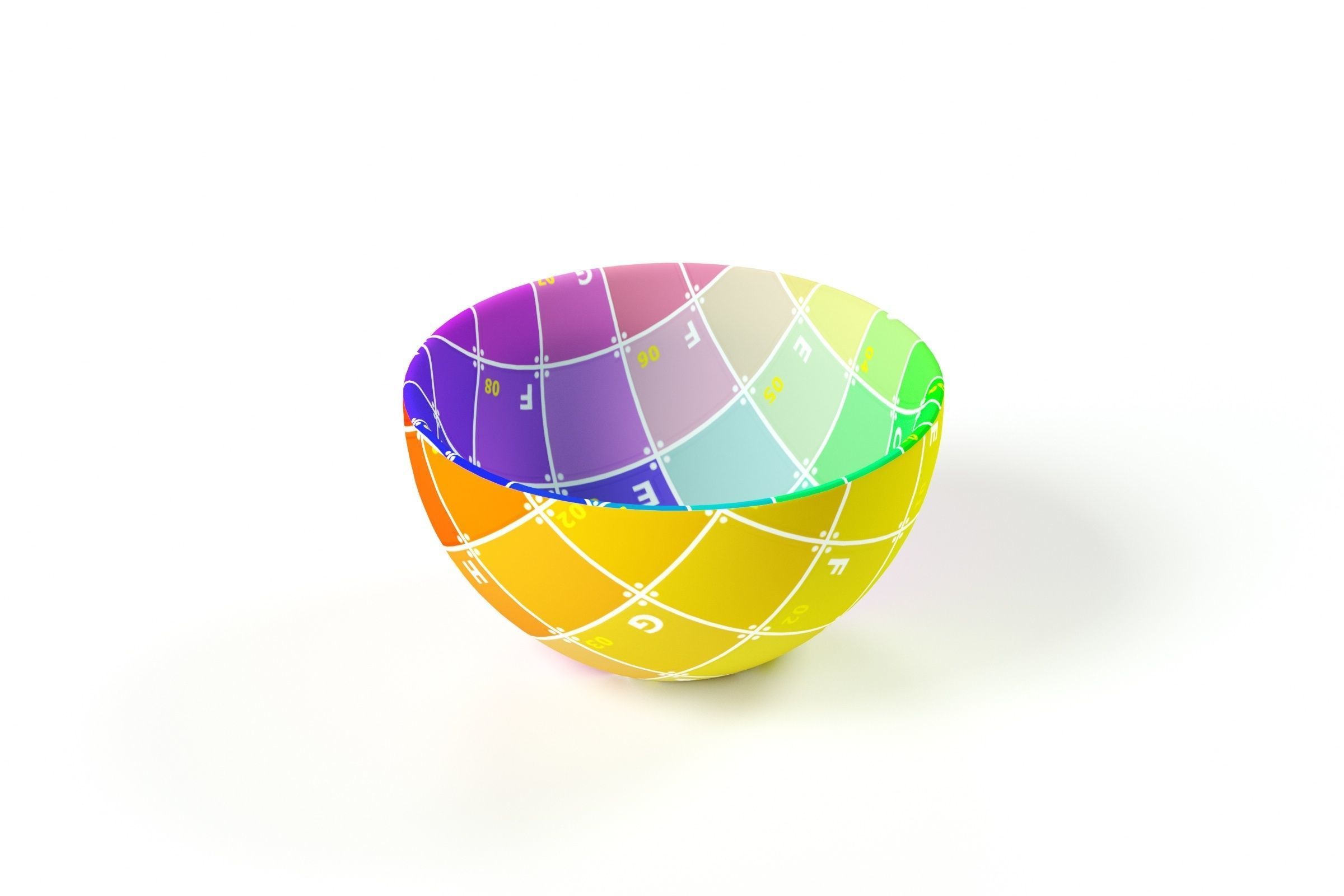 DILLE KAMILLE - Bowl green 3D model_5