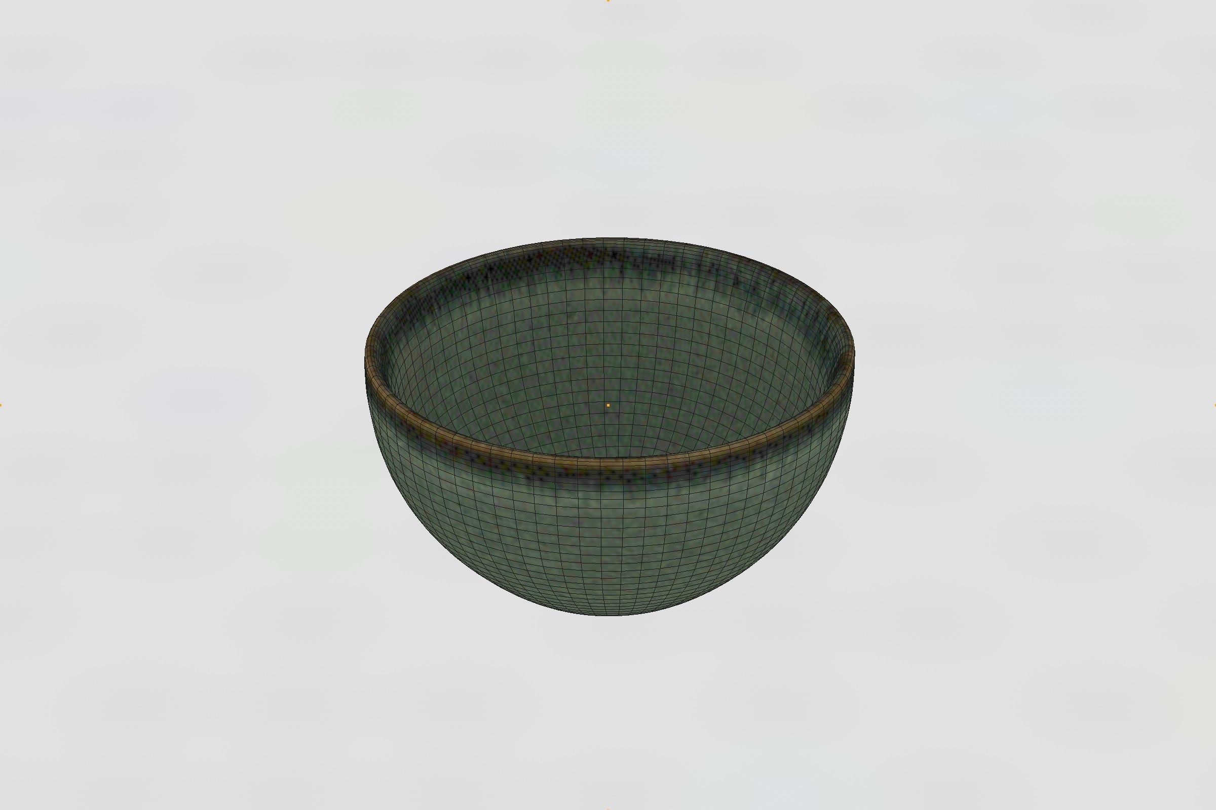 DILLE KAMILLE - Bowl green 3D model_6