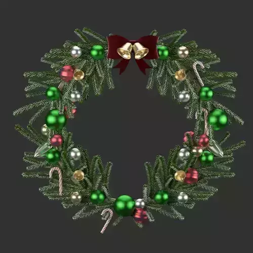 Christmas Wreath 3D model