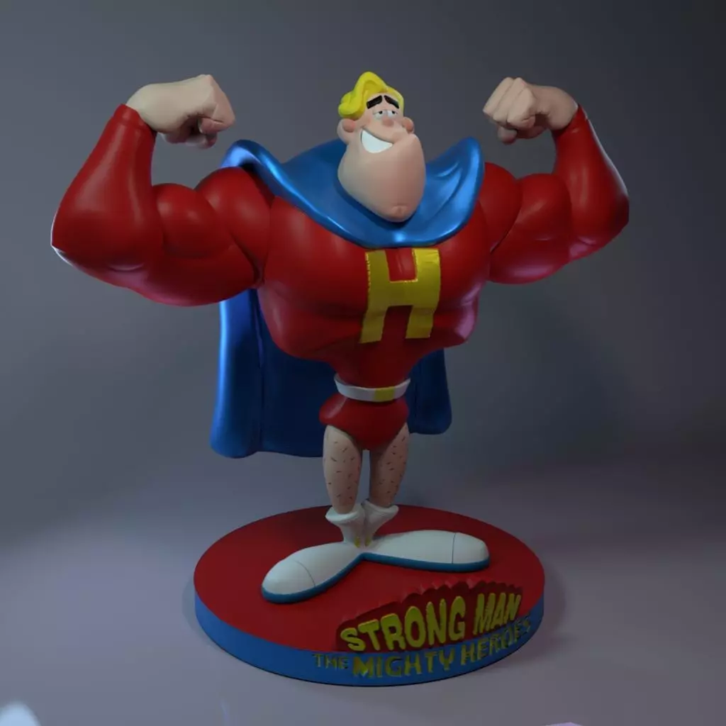 Strong-Man - The Migthy Heroes 3D print model_0