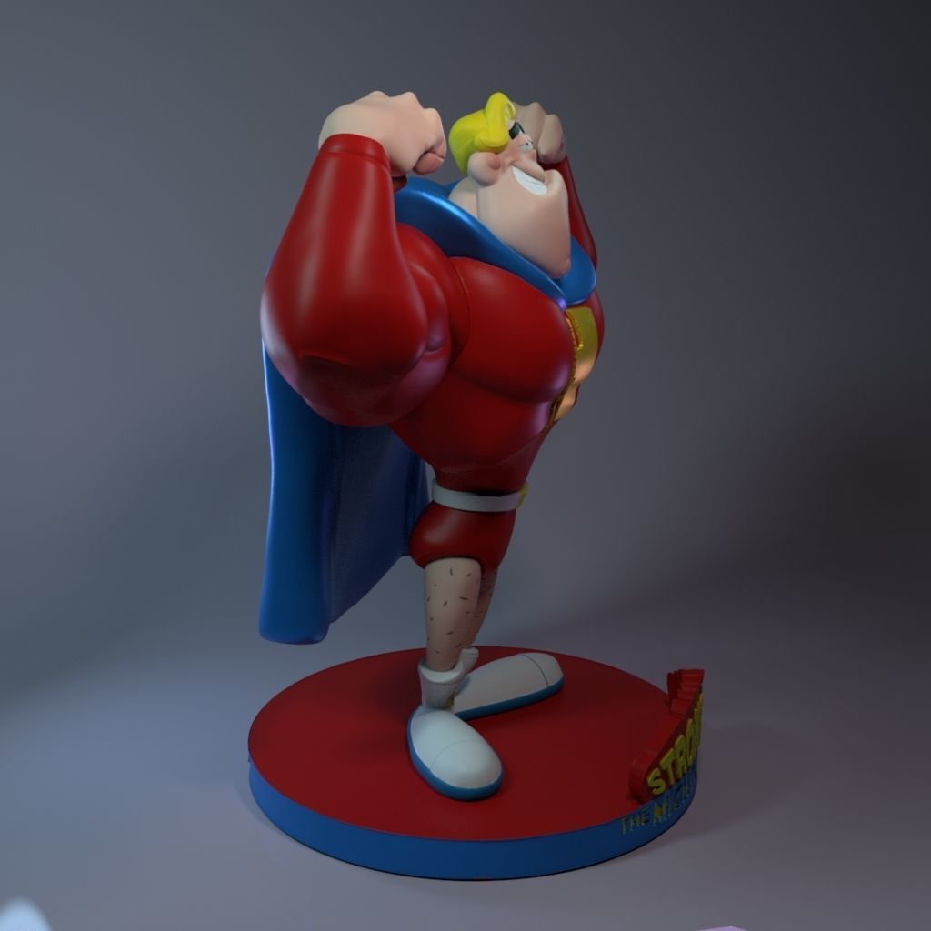 Strong-Man - The Migthy Heroes 3D print model_3