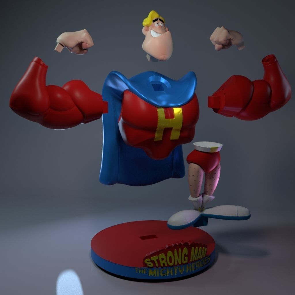 Strong-Man - The Migthy Heroes 3D print model_4