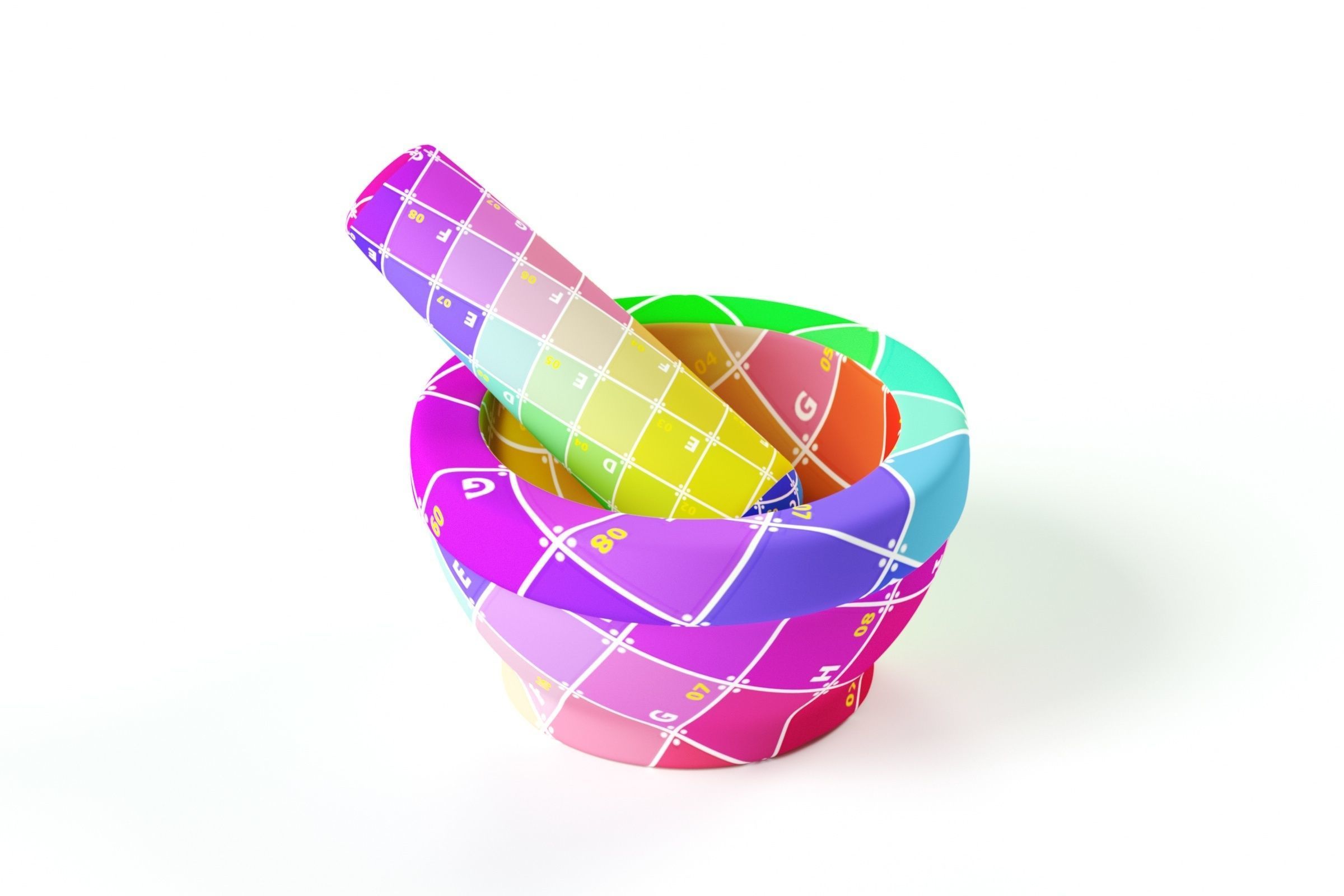 POLYPASTA - Mortar 02 3D model_5