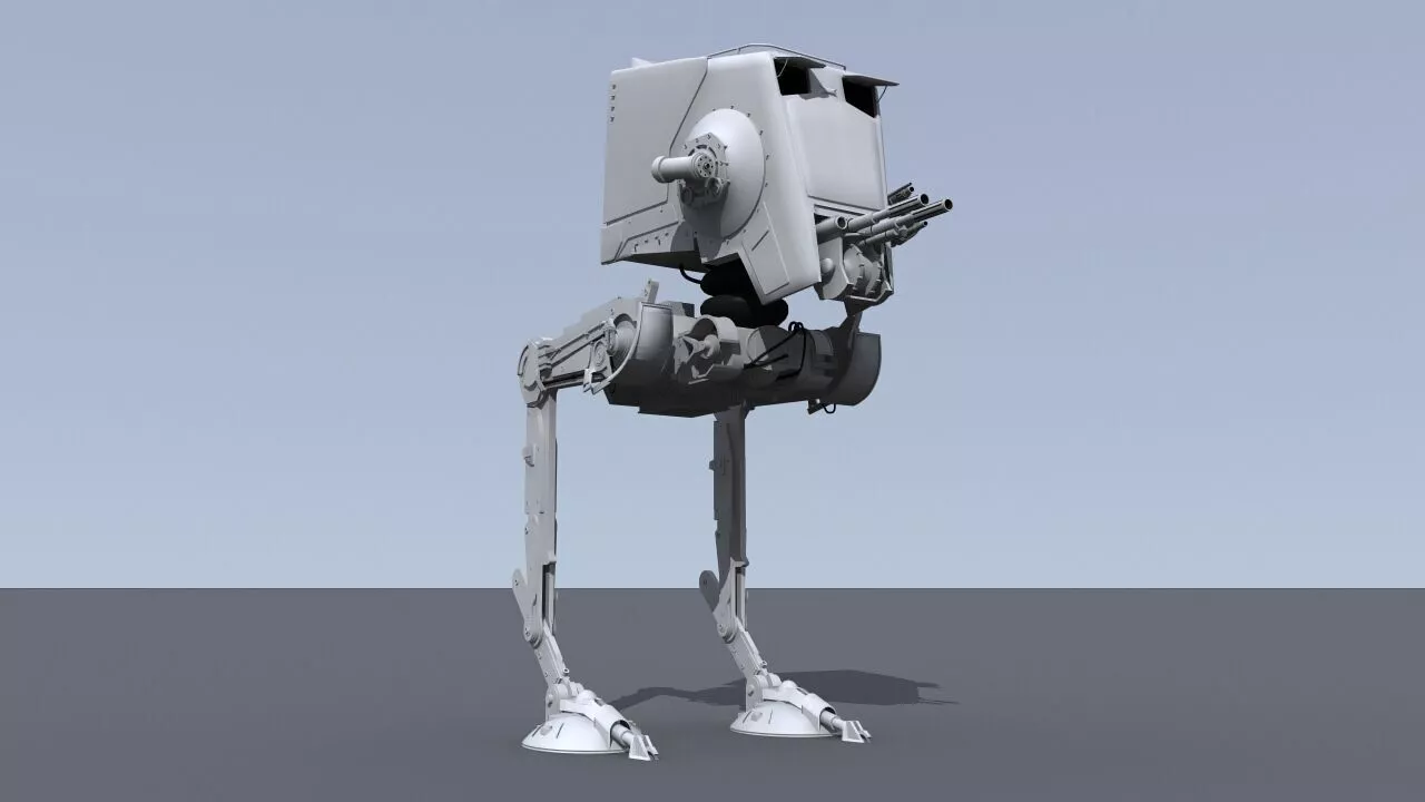 Star Wars ATST walker Free 3D model