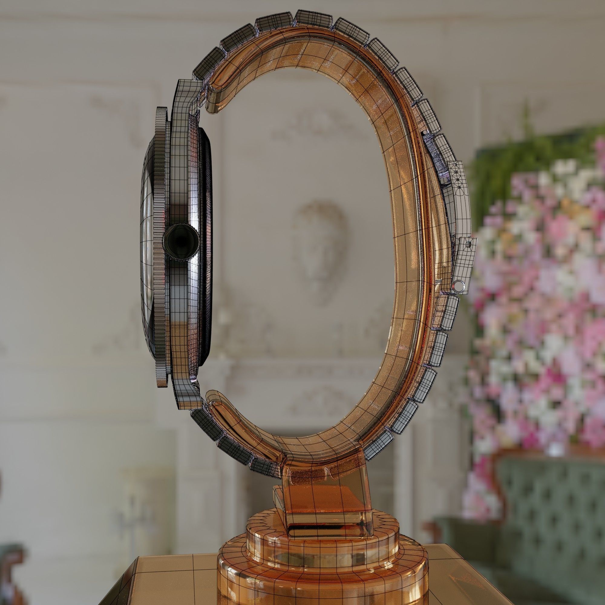 Vostok-Ambibia watch   Low-poly 3D model_17