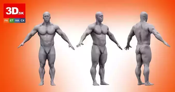 3D Base Body Scan Marek