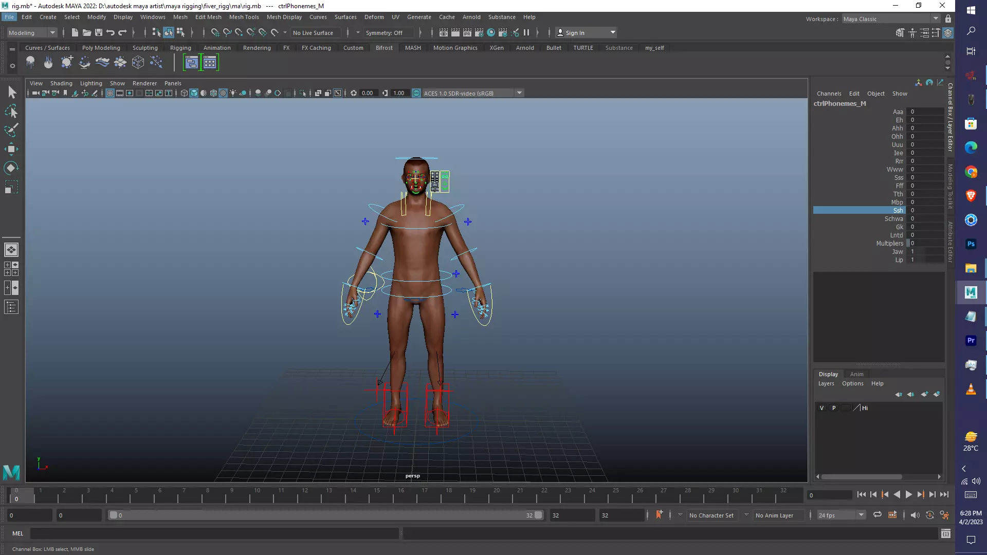Medico Rigg Free low-poly 3D model