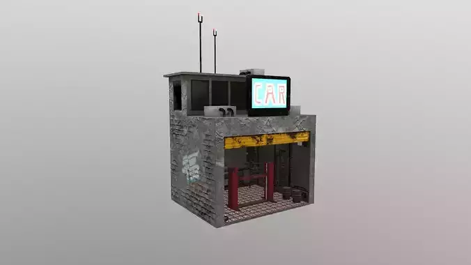 Cyberpunk City - Building 18