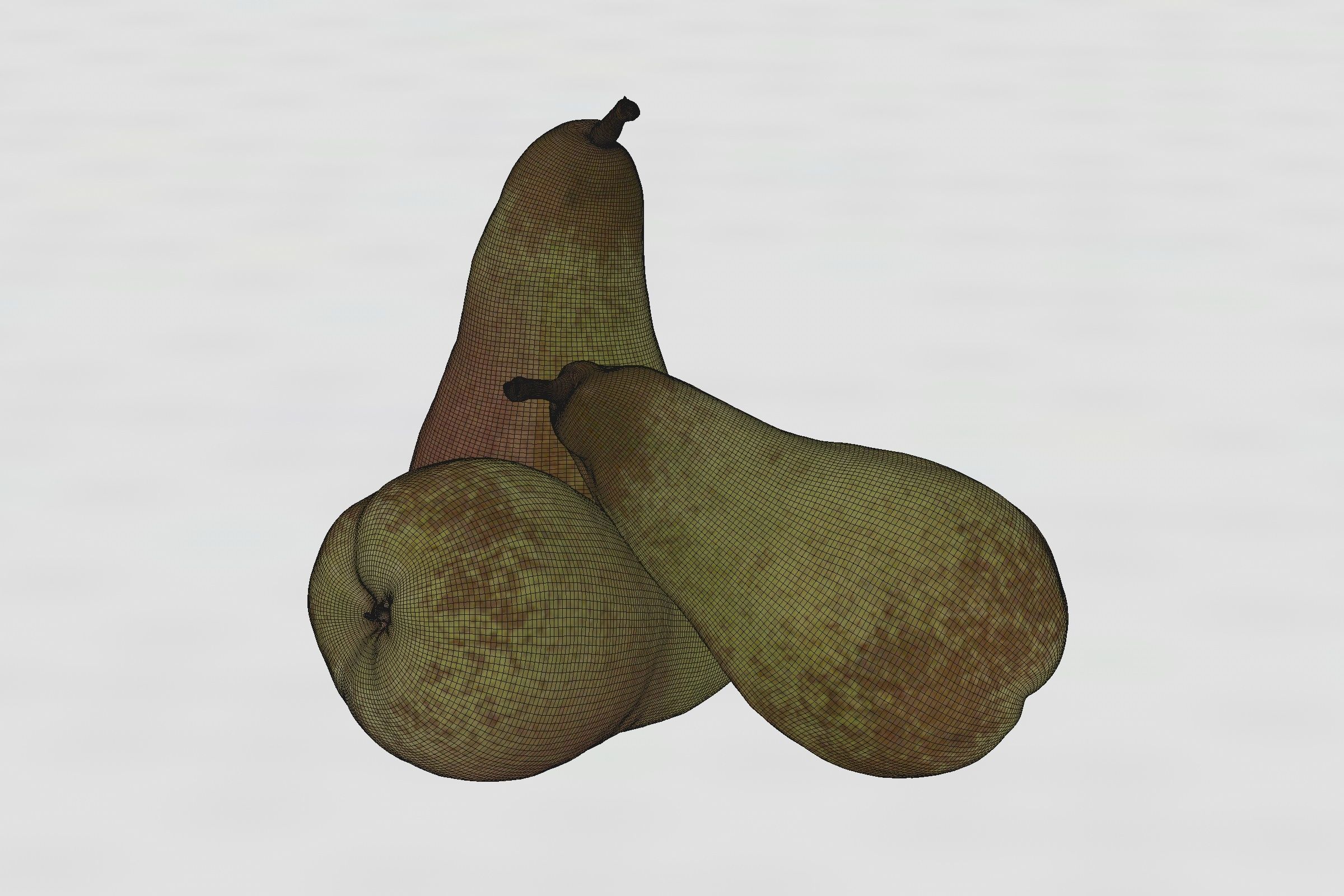 POLYPASTA - Pear 02 3D model_6