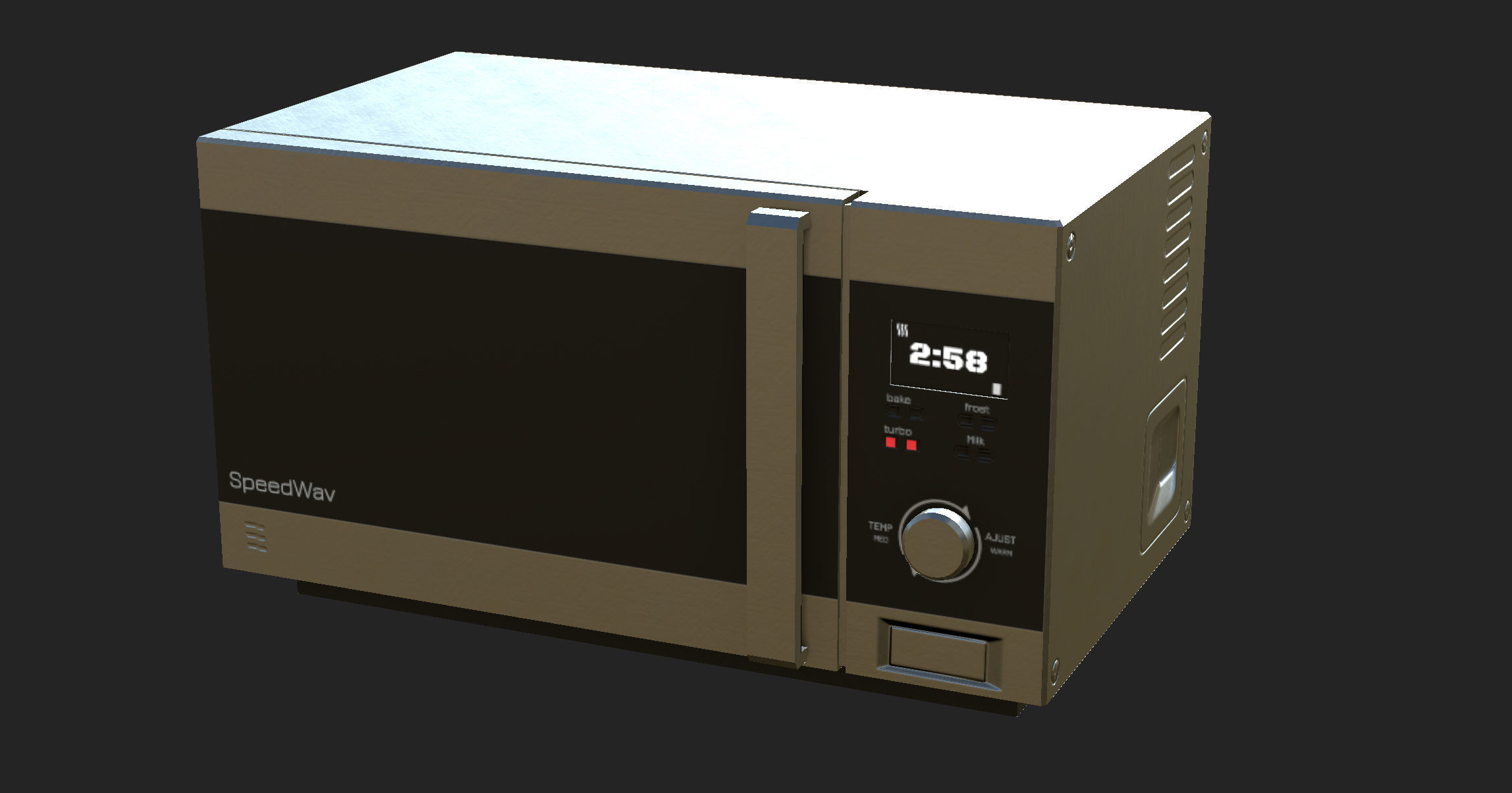 Hot dog Stand Low-poly 3D model_23