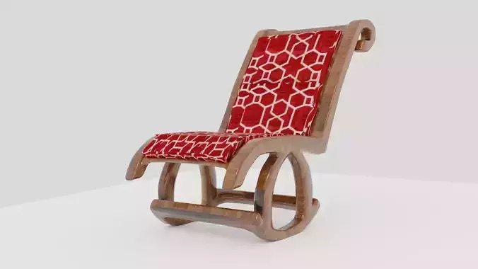 rocking chair lowpoly