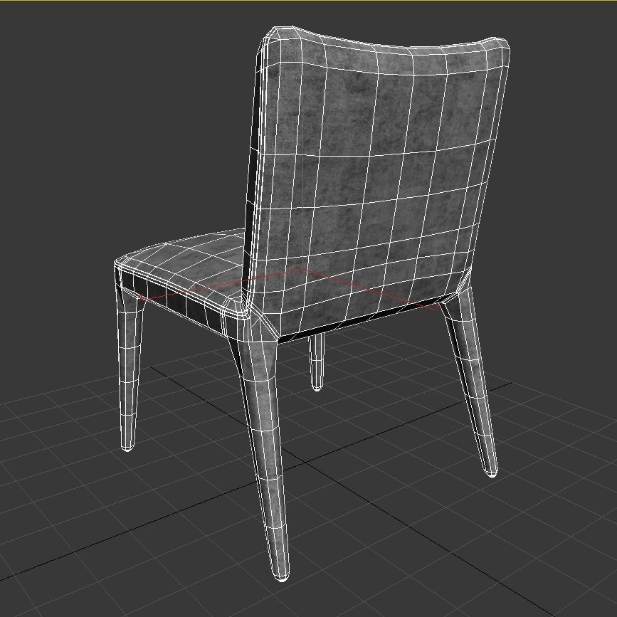 Burke Decor Monza Dining Chair 3D model_7