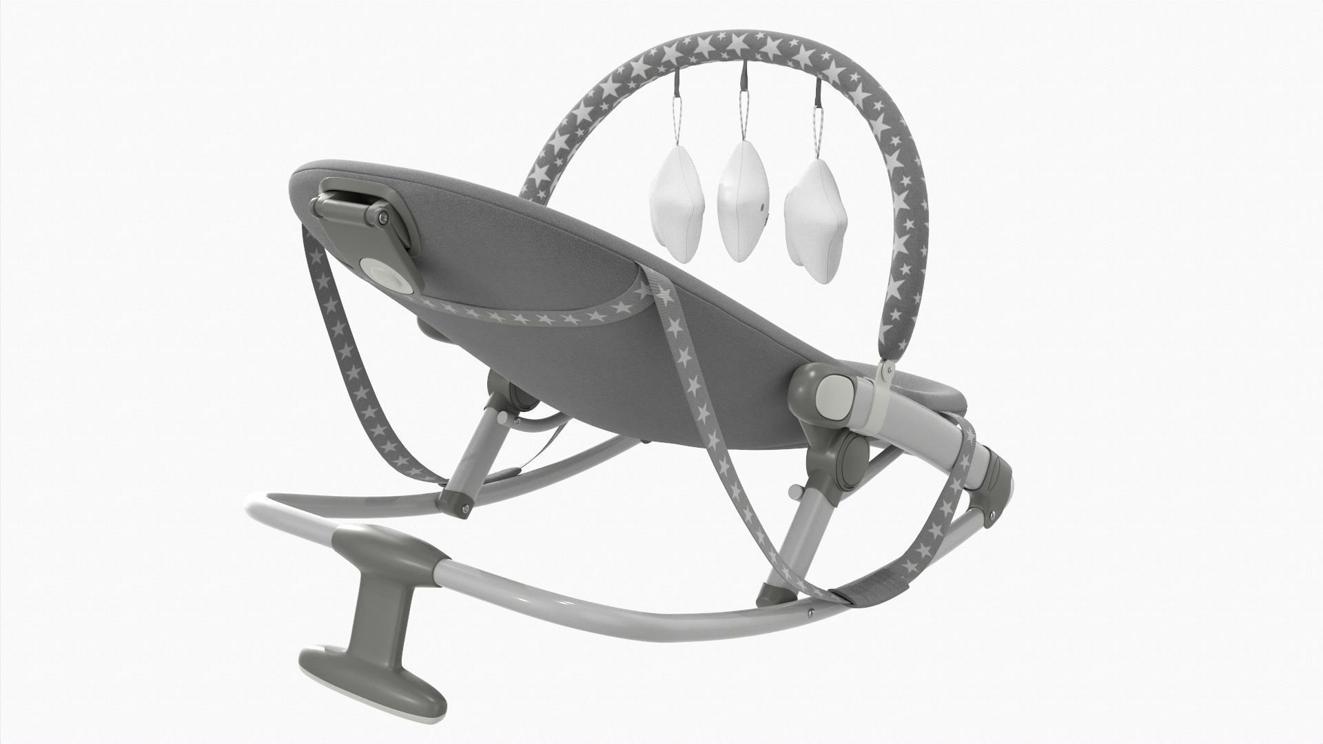 Fold rocker with toys 3D model_2