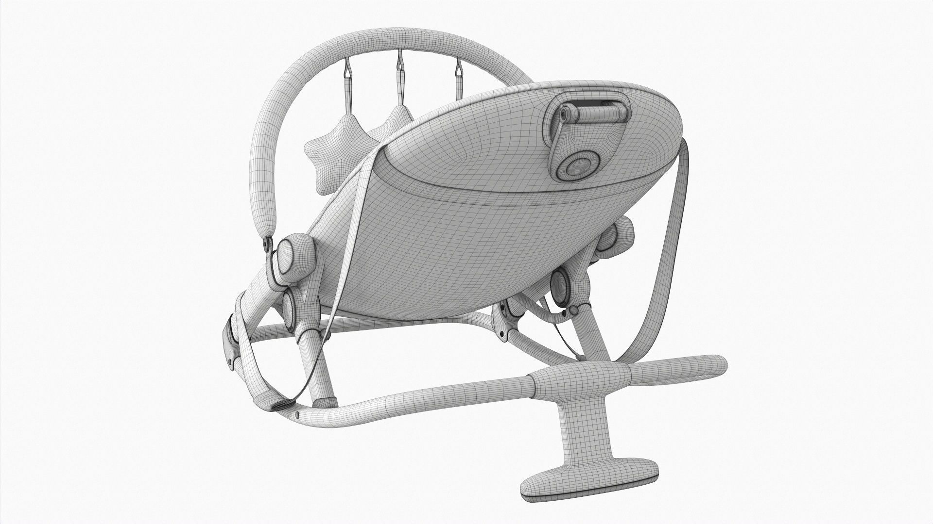 Fold rocker with toys 3D model_10