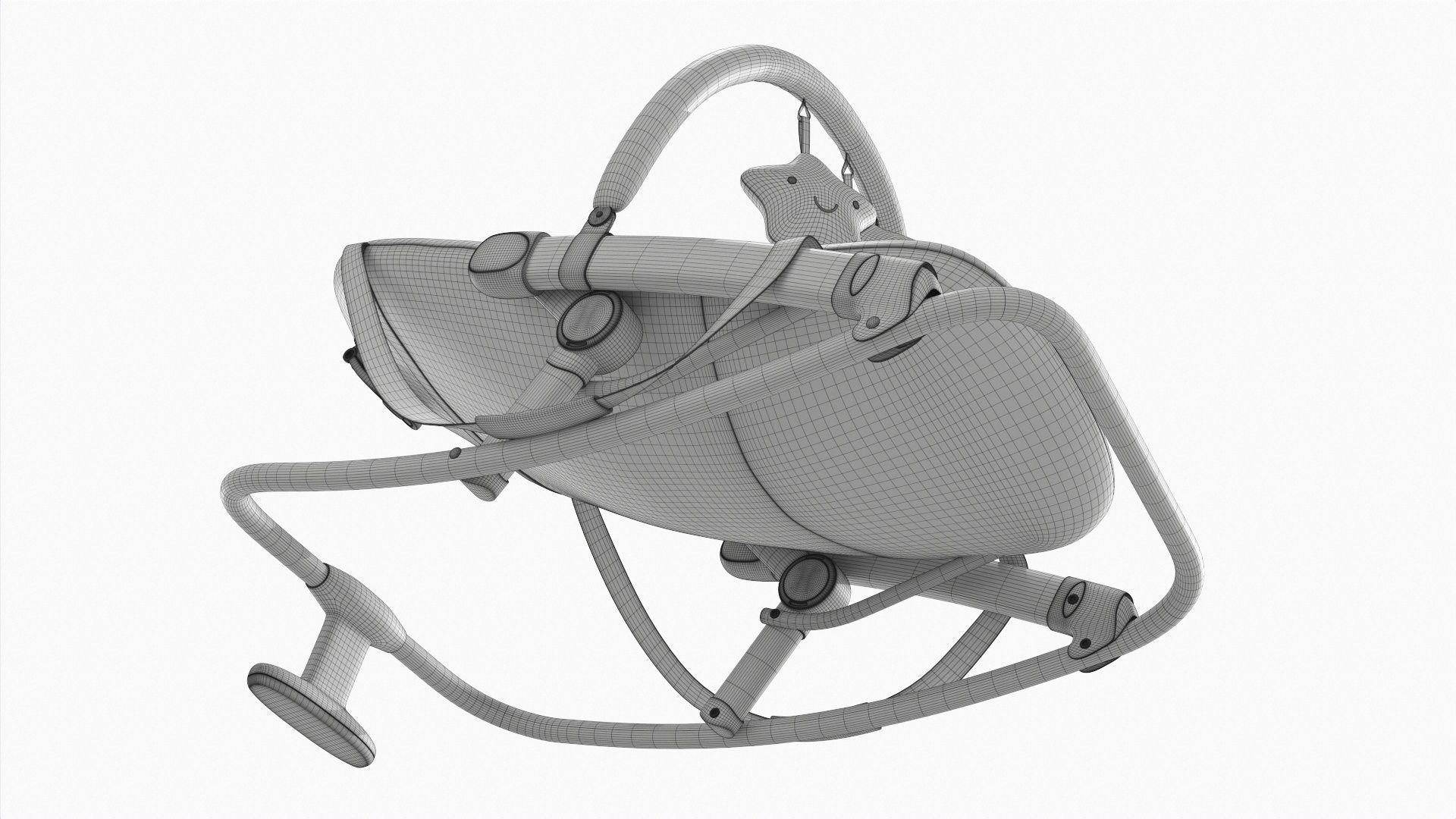 Fold rocker with toys 3D model_11