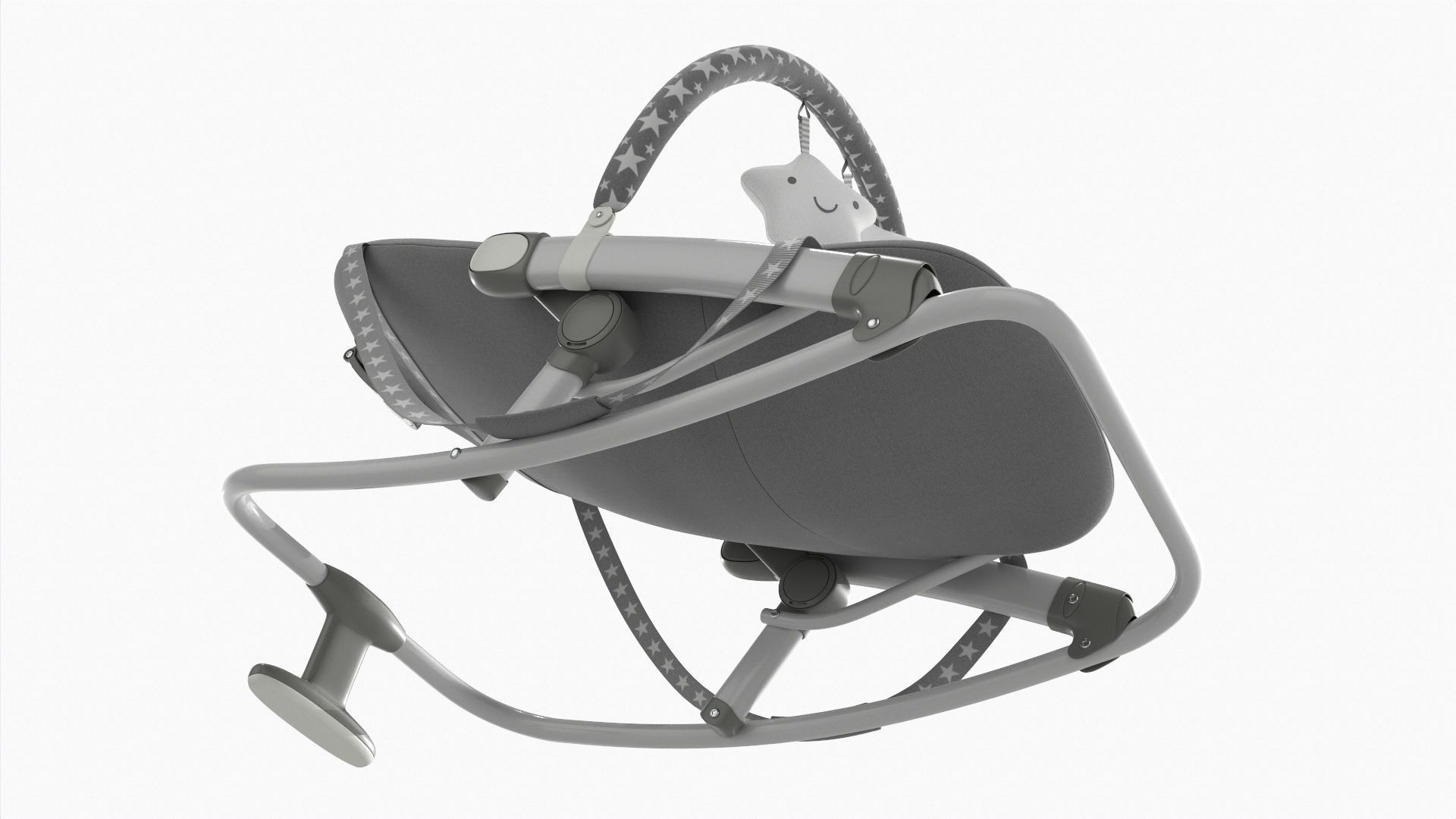 Fold rocker with toys 3D model_4