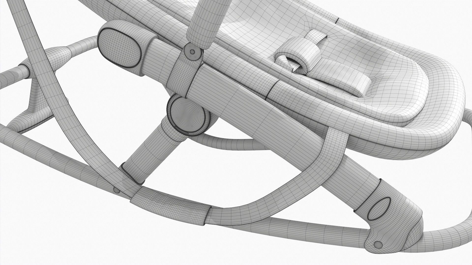 Fold rocker with toys 3D model_12