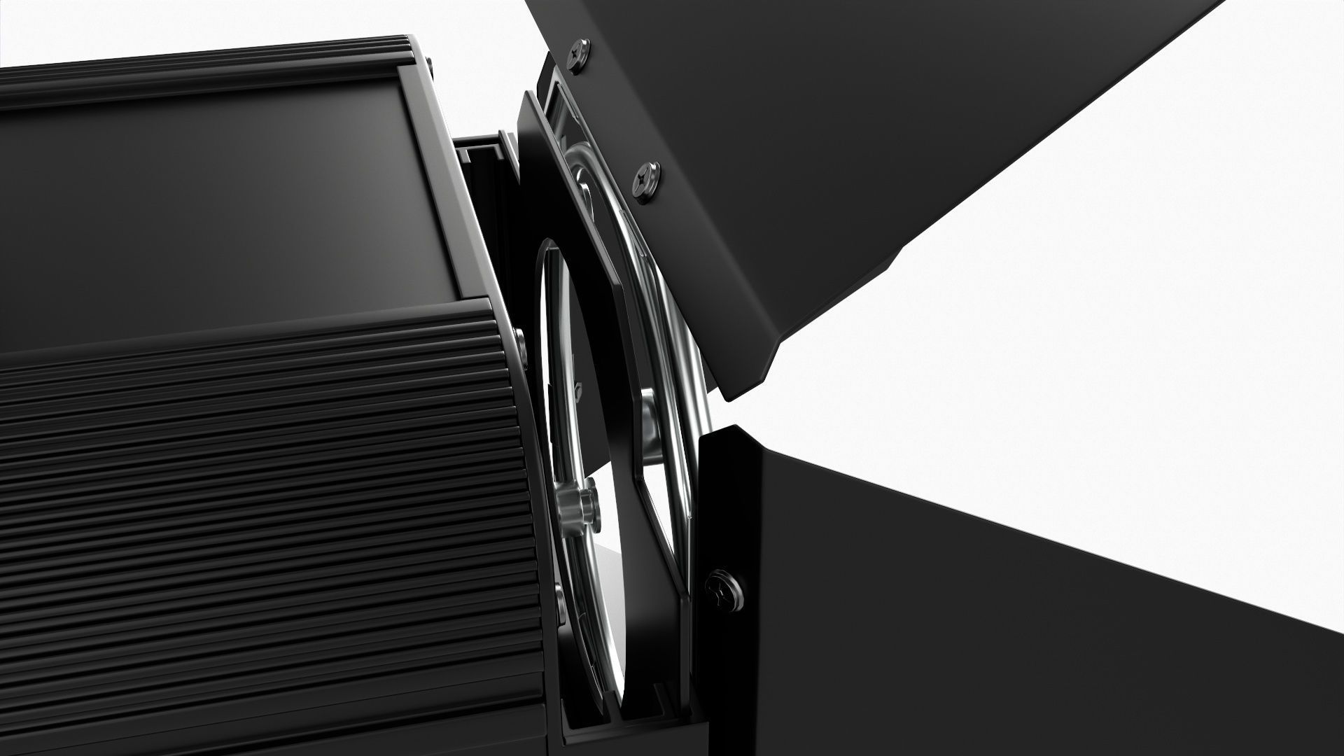 Theatre LED spotlight 3D model_6