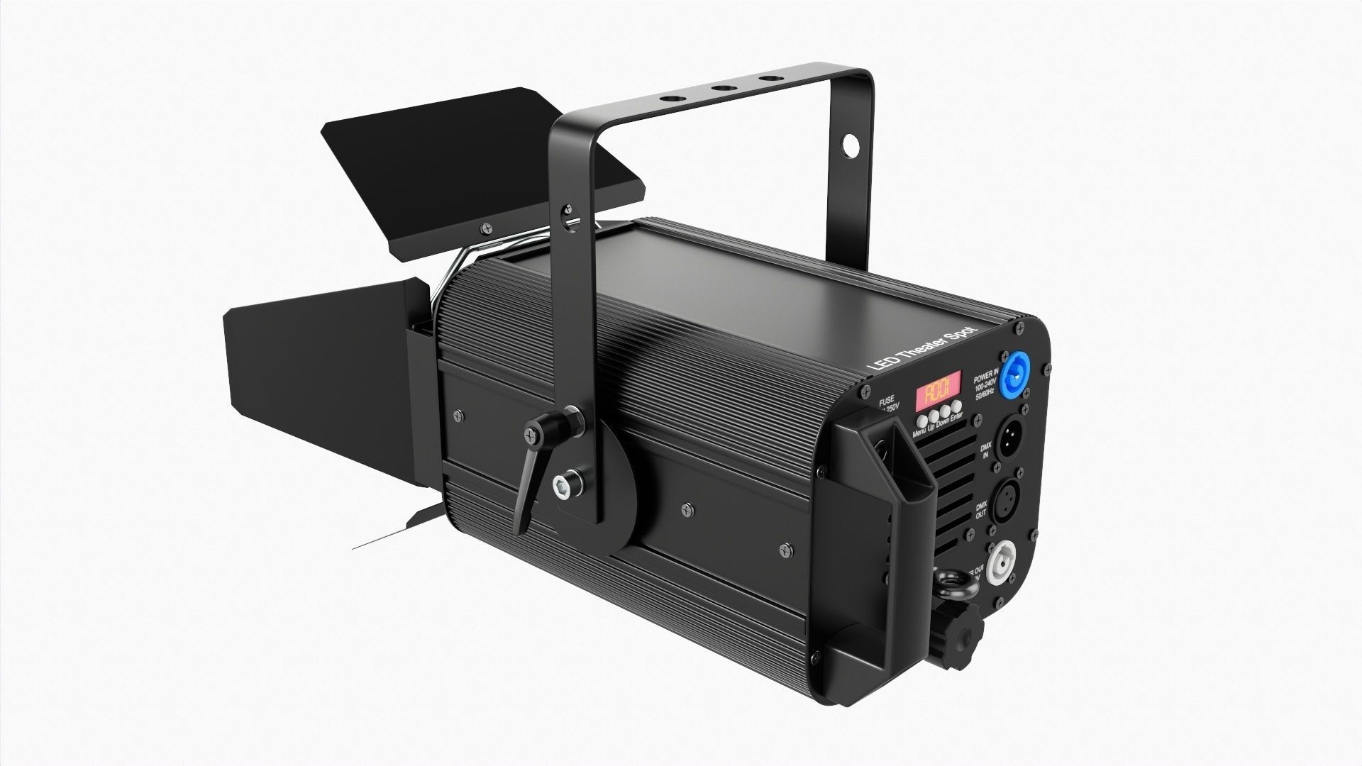 Theatre LED spotlight 3D model_1