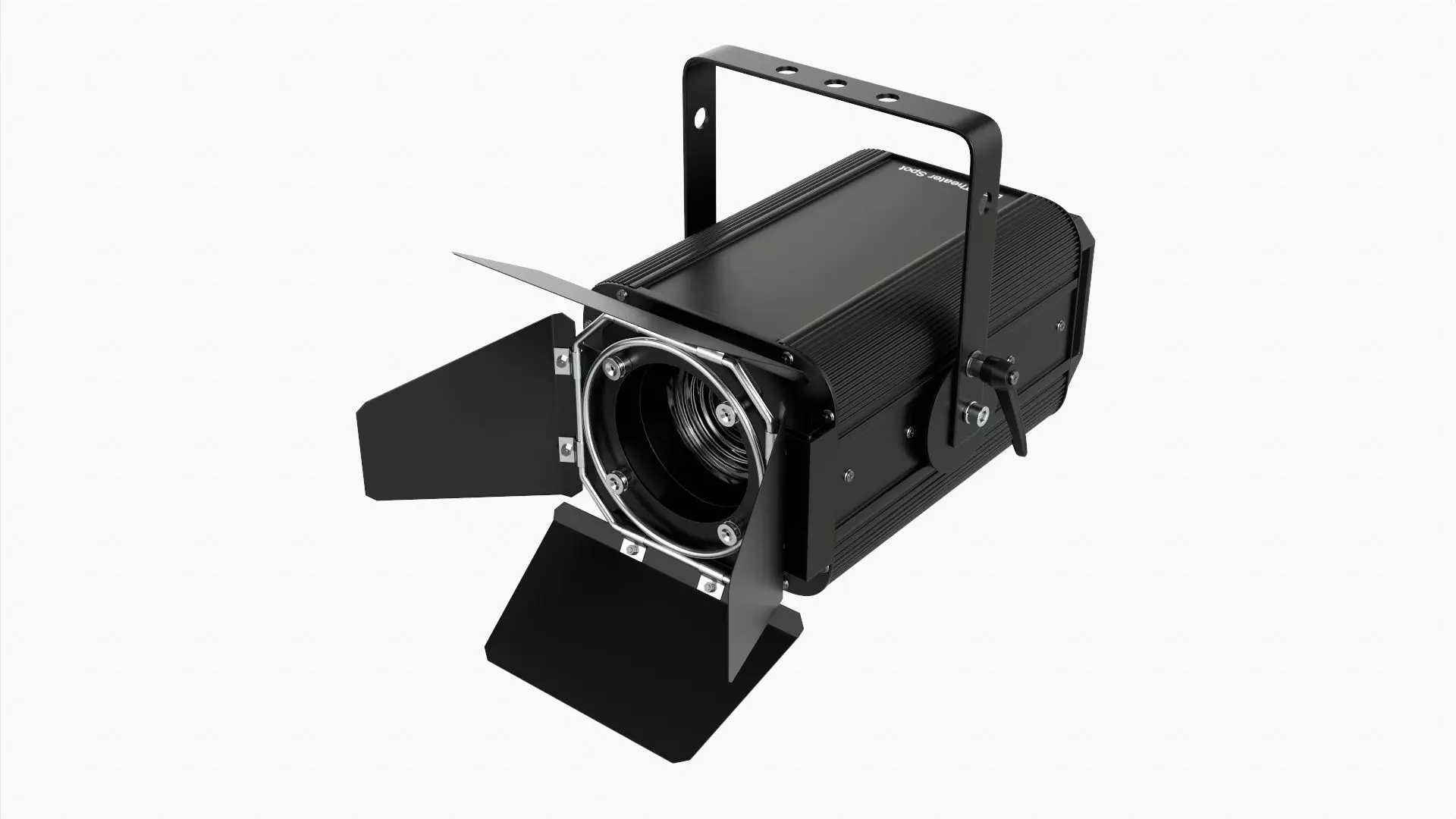 Theatre LED spotlight 3D model_0