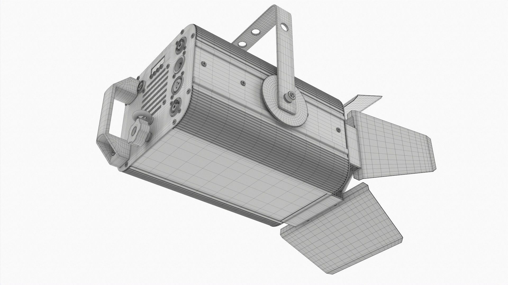 Theatre LED spotlight 3D model_12