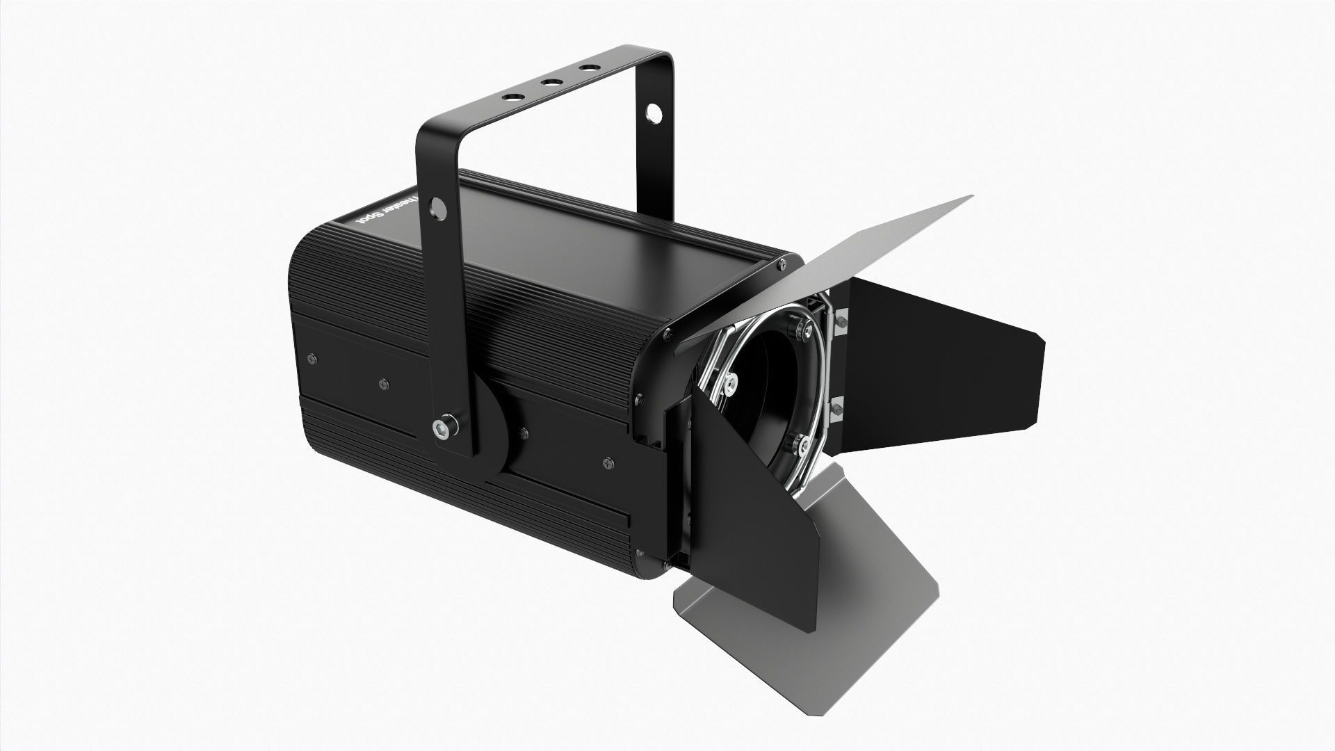 Theatre LED spotlight 3D model_2