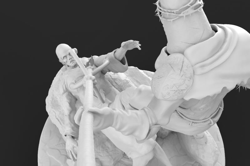 Peniten One Blasphemous Fan Art 3D print model_3
