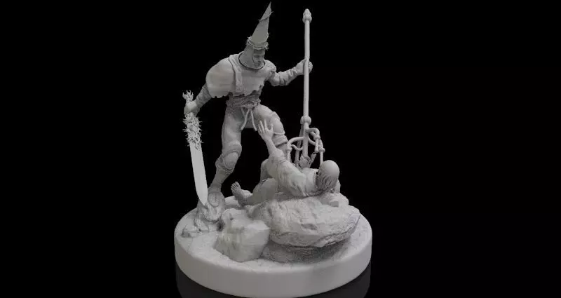 Peniten One Blasphemous Fan Art 3D print model_0