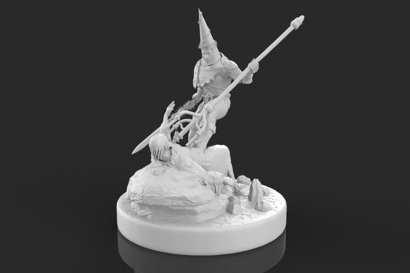 Peniten One Blasphemous Fan Art 3D print model_2