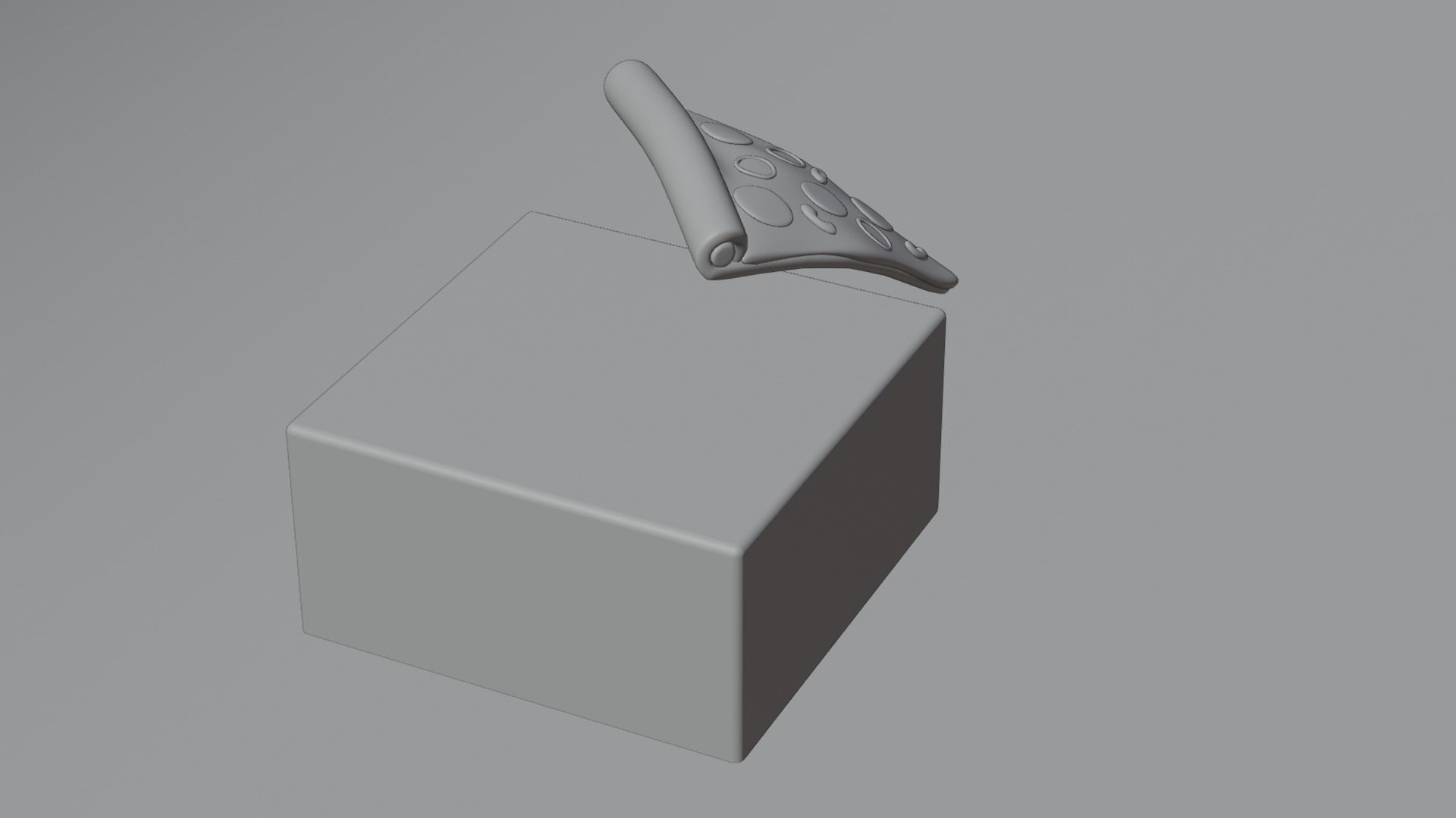 Pizza Slice Illustration 3D model_8