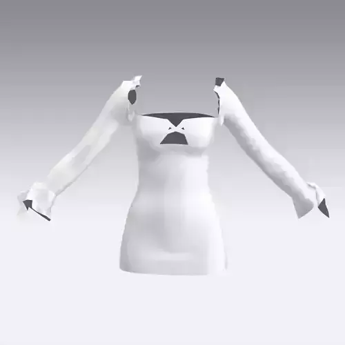 DRESS WHITE BASIC DRESS LOOK MINI DRESS