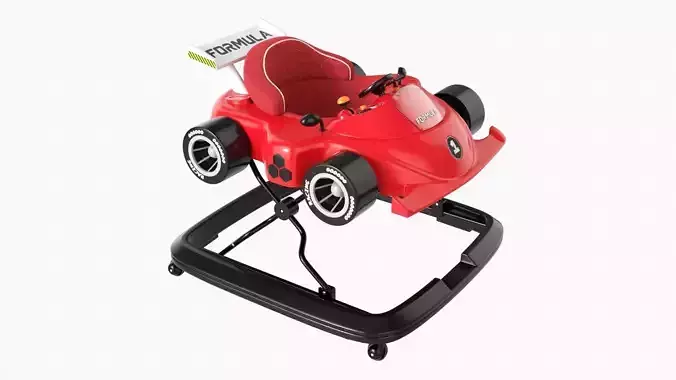 Racing car baby walker