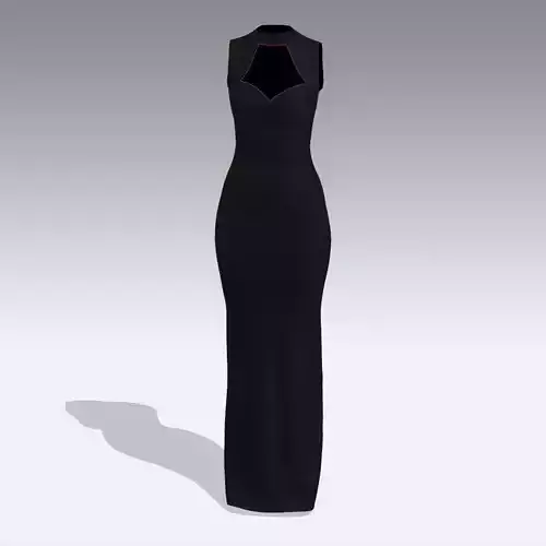 DRESS BLACK MODERN LOOK STYLE