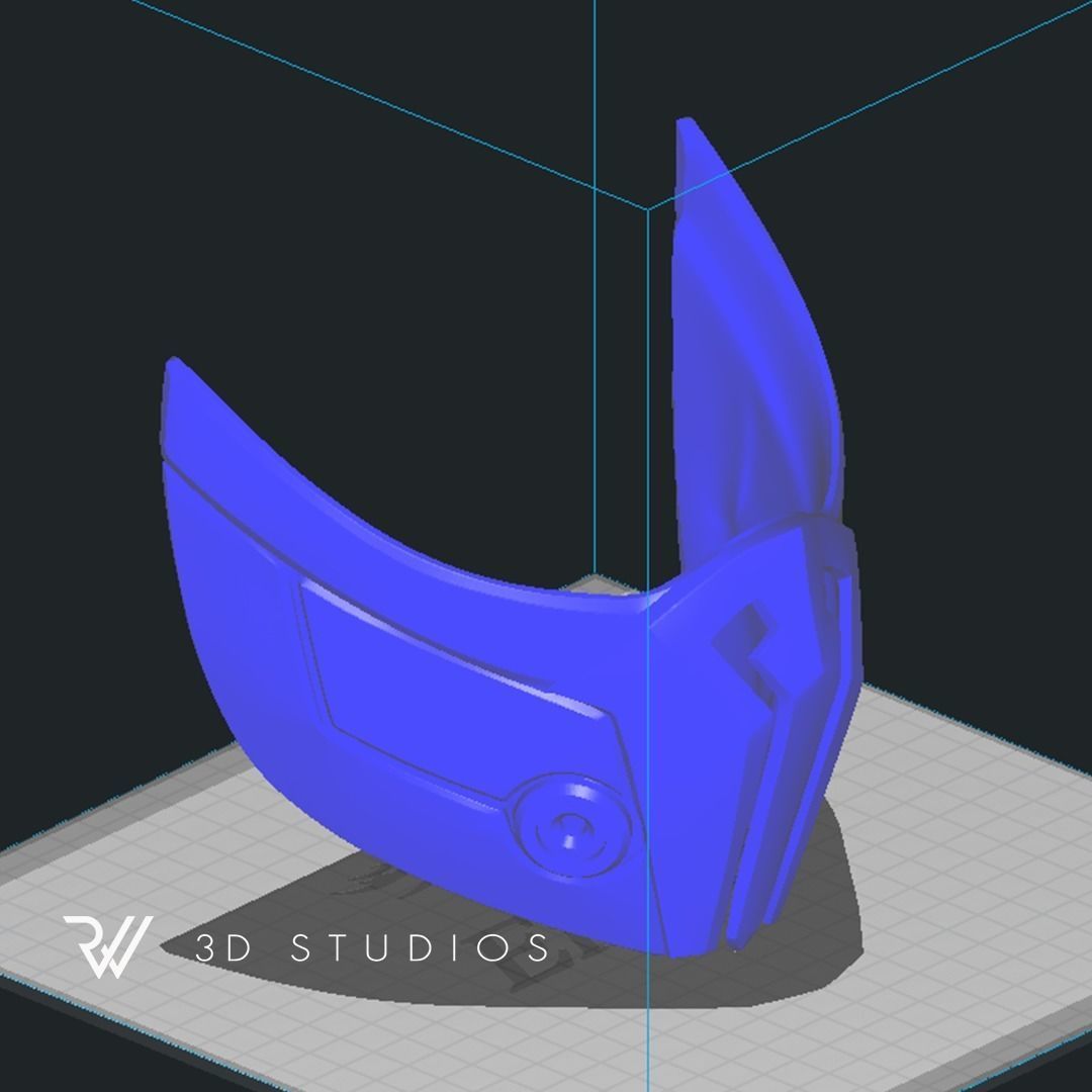 MK11 Sub-Zero Mask V12 - STL File 3D print model_6