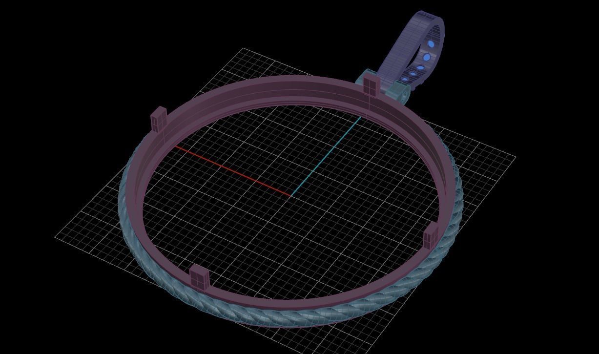 Coin bezel 3D print model_3